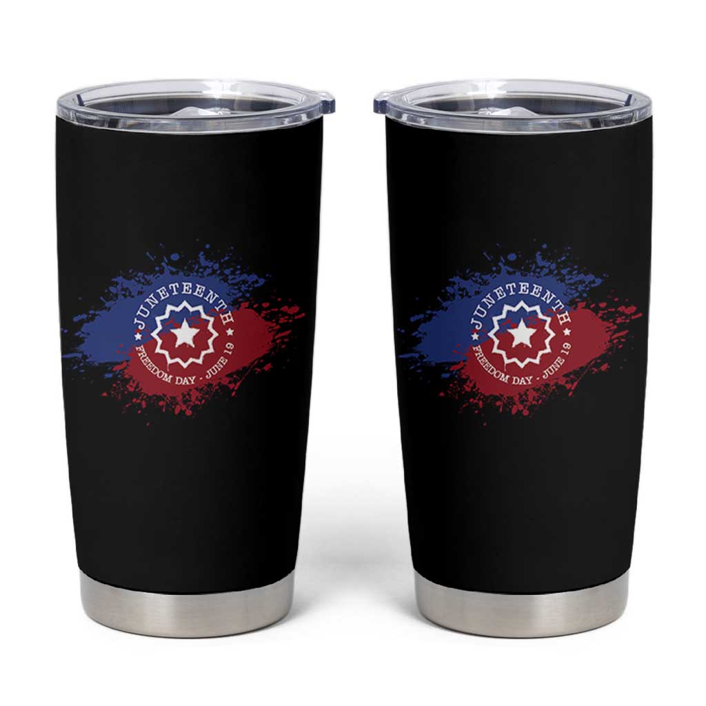Juneteenth Freedom Day June 19 1865 Tumbler Cup Juneteenth Flag