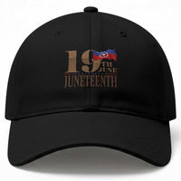 19th June Juneteenth Freedom Day Baseball Cap Juneteenth Flag