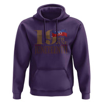 19th June Juneteenth Freedom Day Hoodie Juneteenth Flag