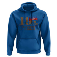19th June Juneteenth Freedom Day Hoodie Juneteenth Flag