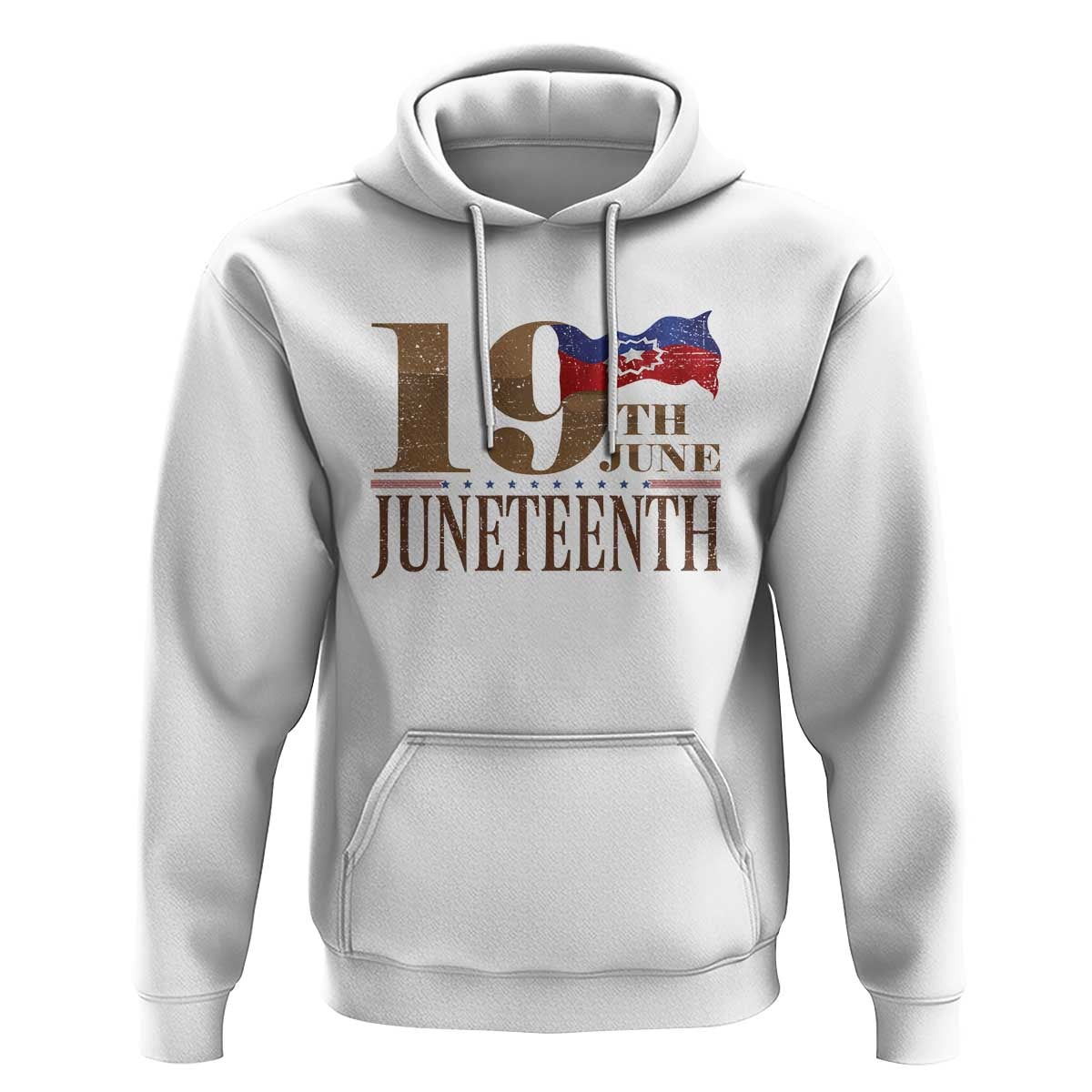 19th June Juneteenth Freedom Day Hoodie Juneteenth Flag