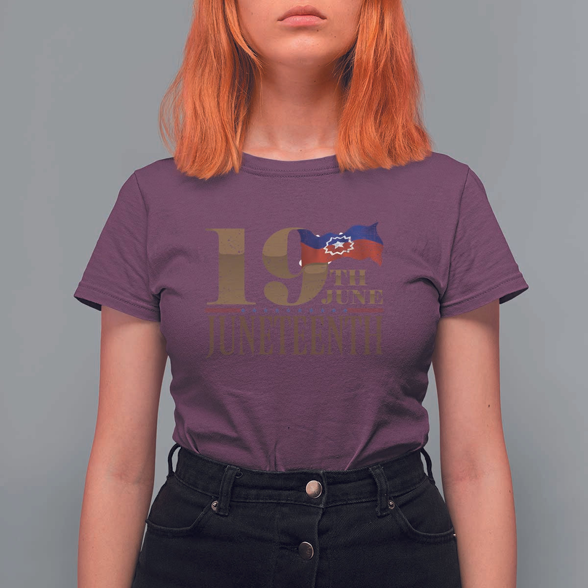 19th June Juneteenth Freedom Day T Shirt For Women Juneteenth Flag