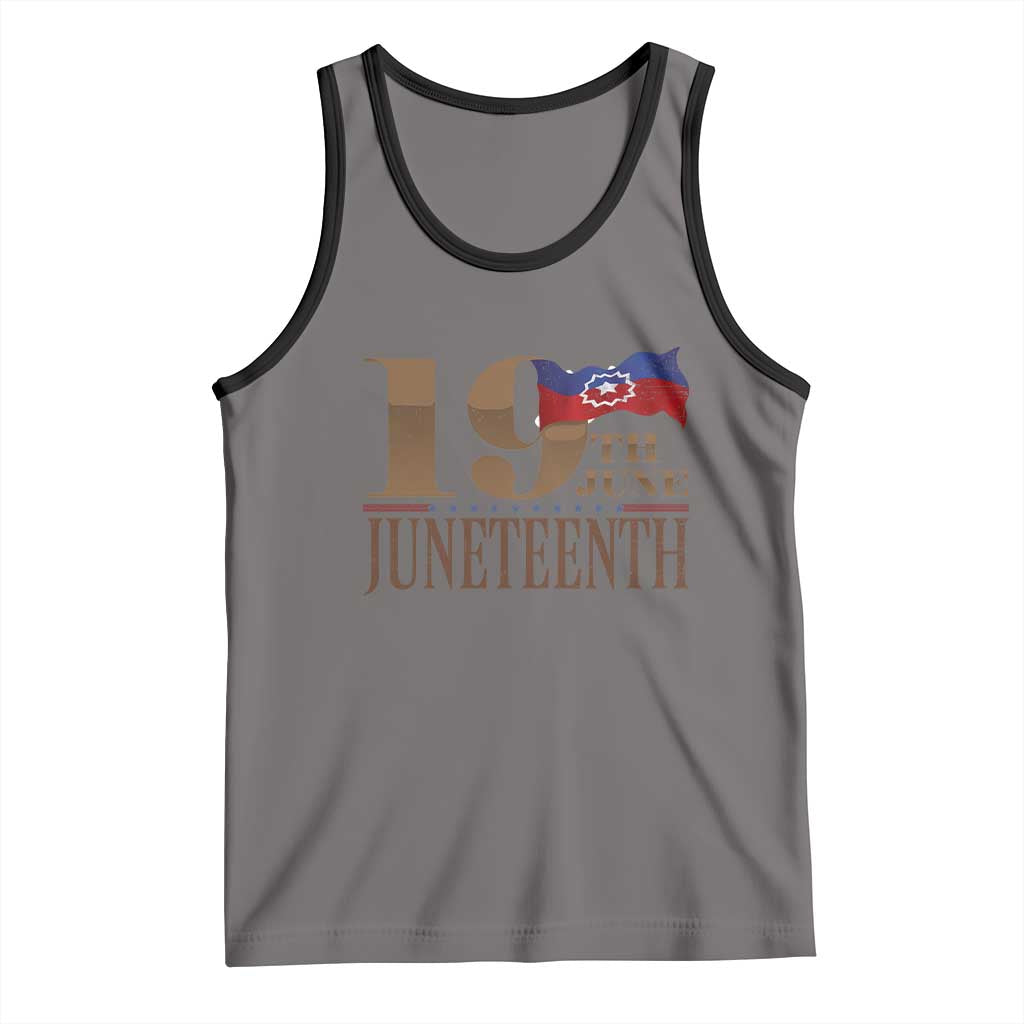 19th June Juneteenth Freedom Day Tank Top Juneteenth Flag