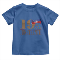 19th June Juneteenth Freedom Day Toddler T Shirt Juneteenth Flag