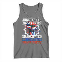 Juneteenth 1865 Emancipated Liberated Unapologetic Tank Top Hand Fist Juneteenth Flag