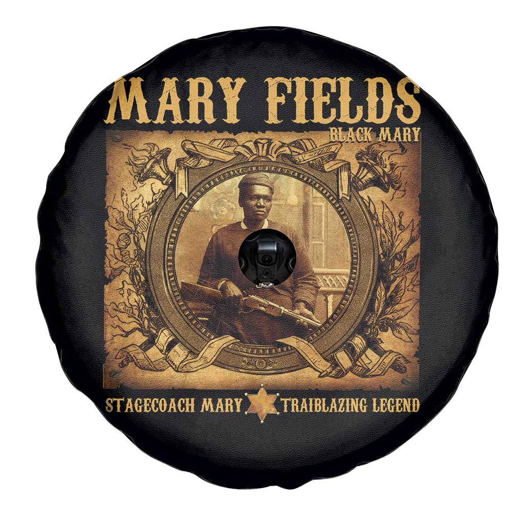 Mary Fields Spare Tire Cover Stagecoach Mary Trailblazing Legend Black Cowgirl