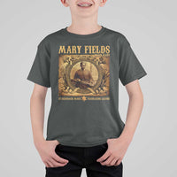 Mary Fields T Shirt For Kid Stagecoach Mary Trailblazing Legend Black Cowgirl