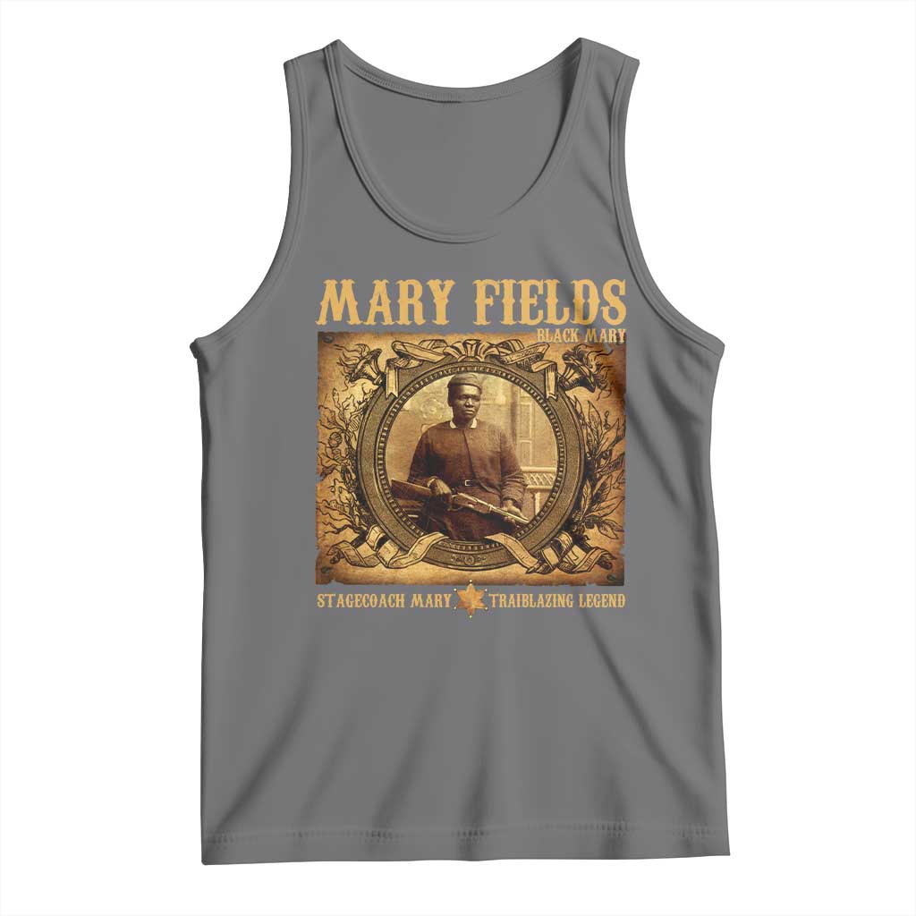 Mary Fields Tank Top Stagecoach Mary Trailblazing Legend Black Cowgirl