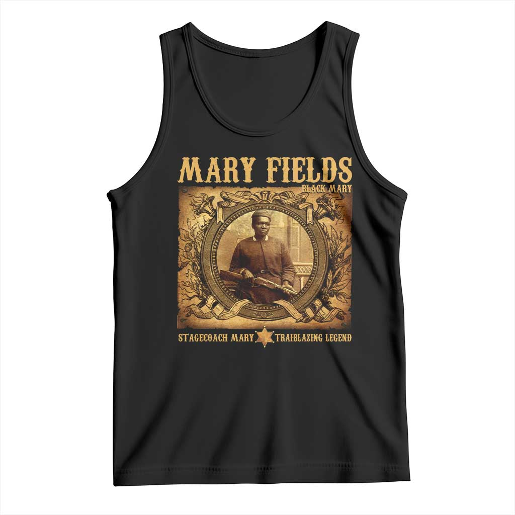 Mary Fields Tank Top Stagecoach Mary Trailblazing Legend Black Cowgirl