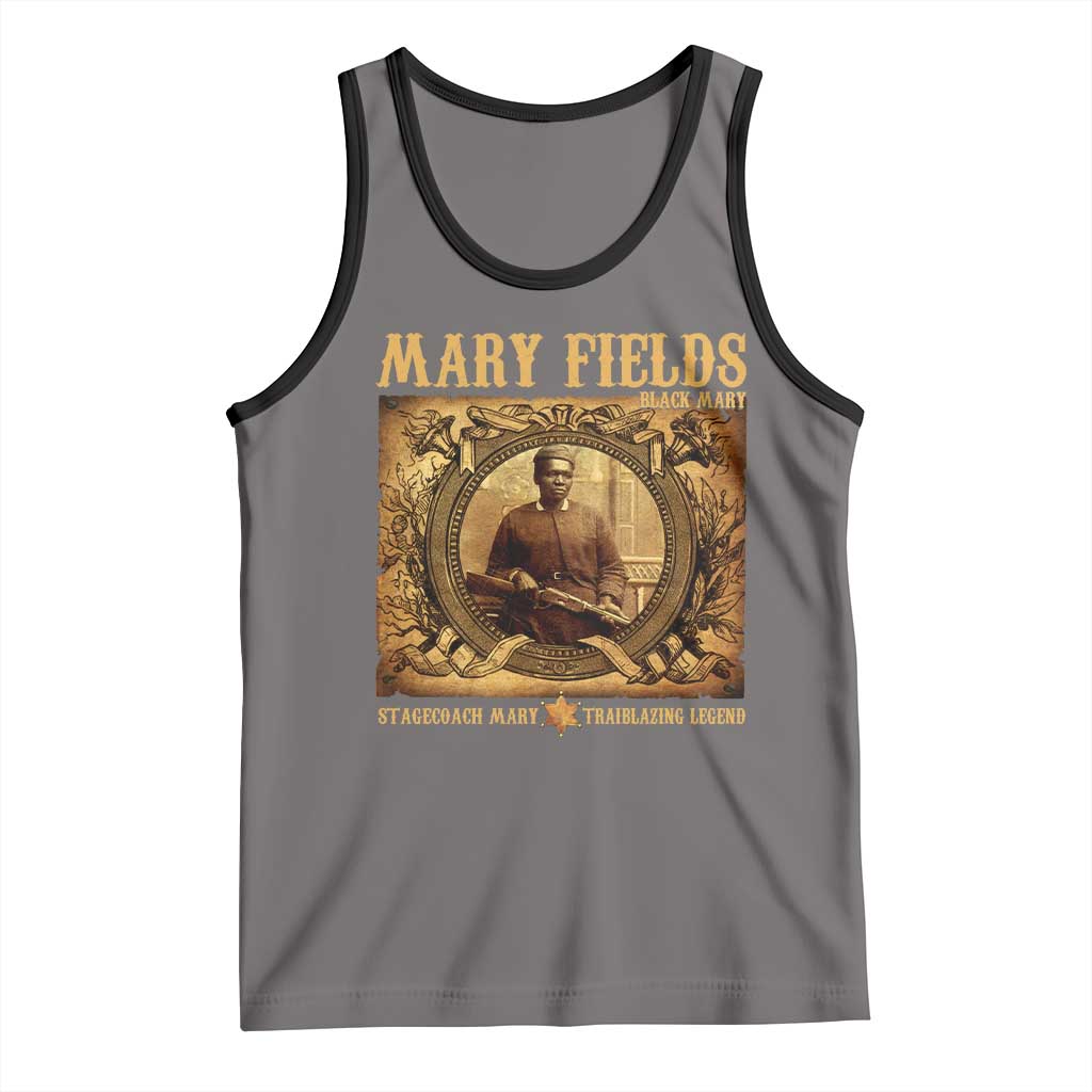 Mary Fields Tank Top Stagecoach Mary Trailblazing Legend Black Cowgirl