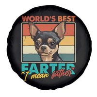 Funny World's Best Farter I Mean Father Spare Tire Cover Dog Dad