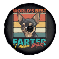 Funny World's Best Farter I Mean Father Spare Tire Cover Dog Dad