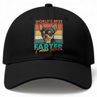 Funny World's Best Farter I Mean Father Baseball Cap Dog Dad