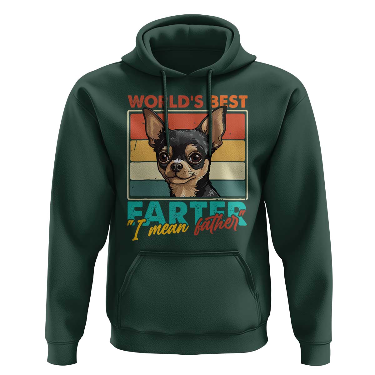 Funny World's Best Farter I Mean Father Hoodie Dog Dad