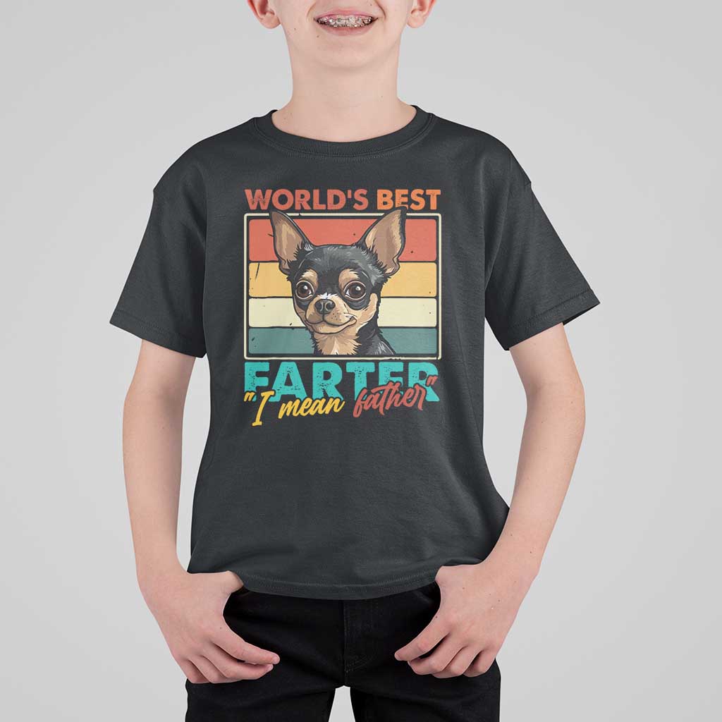 Funny World's Best Farter I Mean Father T Shirt For Kid Dog Dad