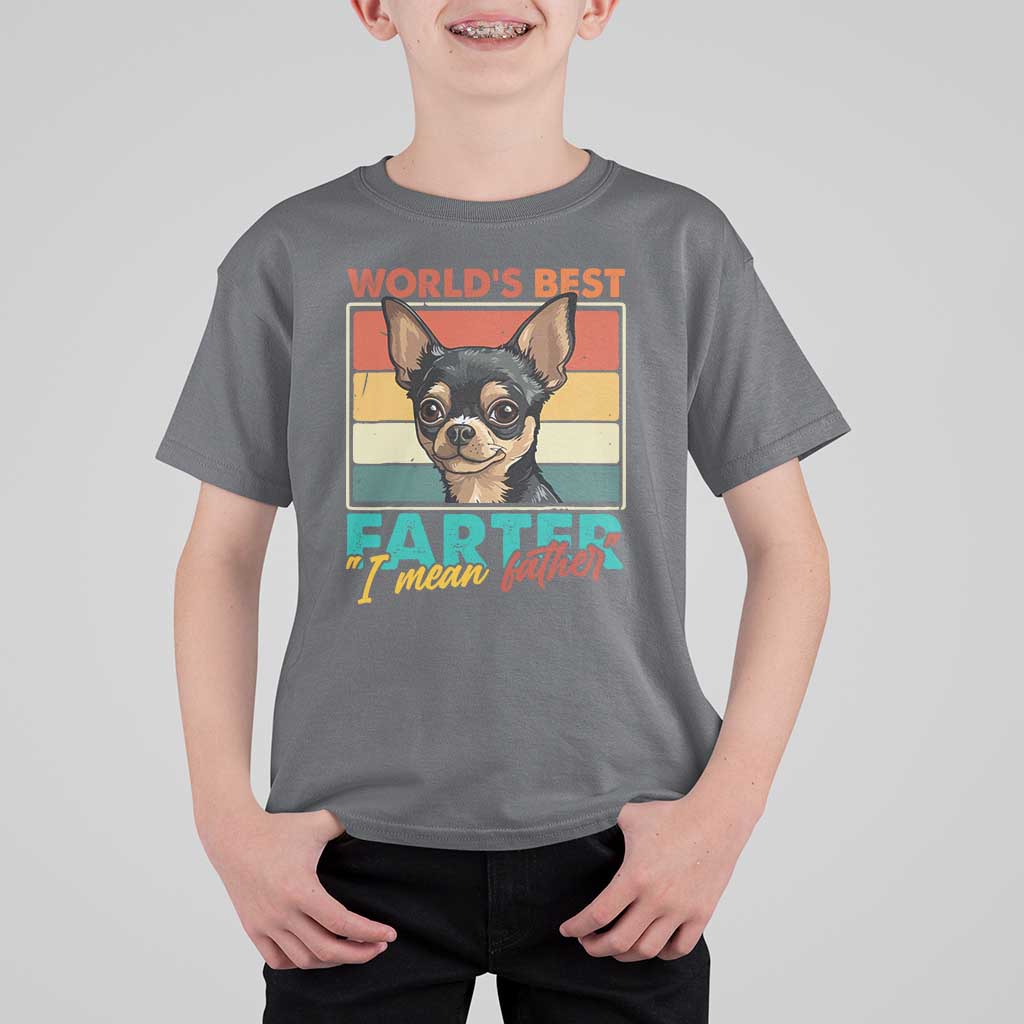 Funny World's Best Farter I Mean Father T Shirt For Kid Dog Dad