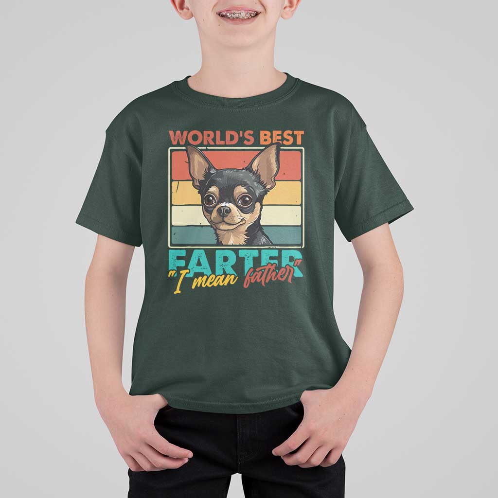 Funny World's Best Farter I Mean Father T Shirt For Kid Dog Dad