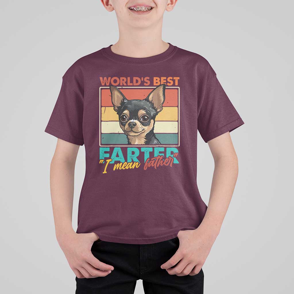 Funny World's Best Farter I Mean Father T Shirt For Kid Dog Dad