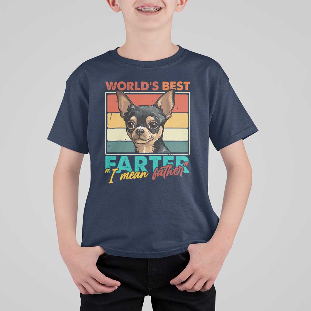 Funny World's Best Farter I Mean Father T Shirt For Kid Dog Dad