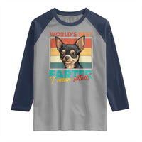 Funny World's Best Farter I Mean Father Raglan Shirt Dog Dad