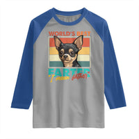 Funny World's Best Farter I Mean Father Raglan Shirt Dog Dad