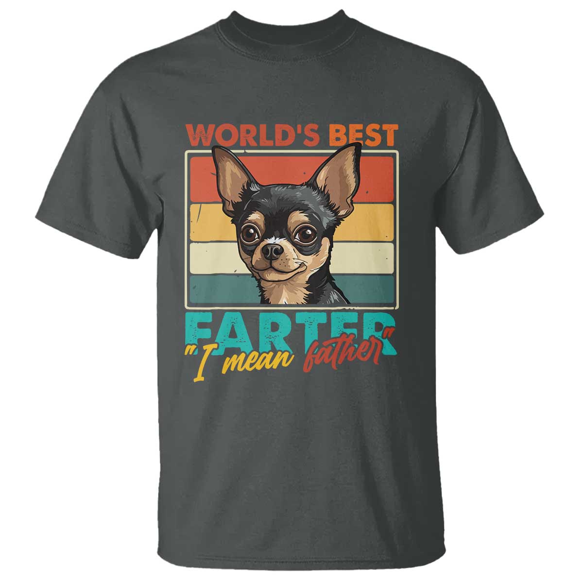 Funny World's Best Farter I Mean Father T Shirt Dog Dad