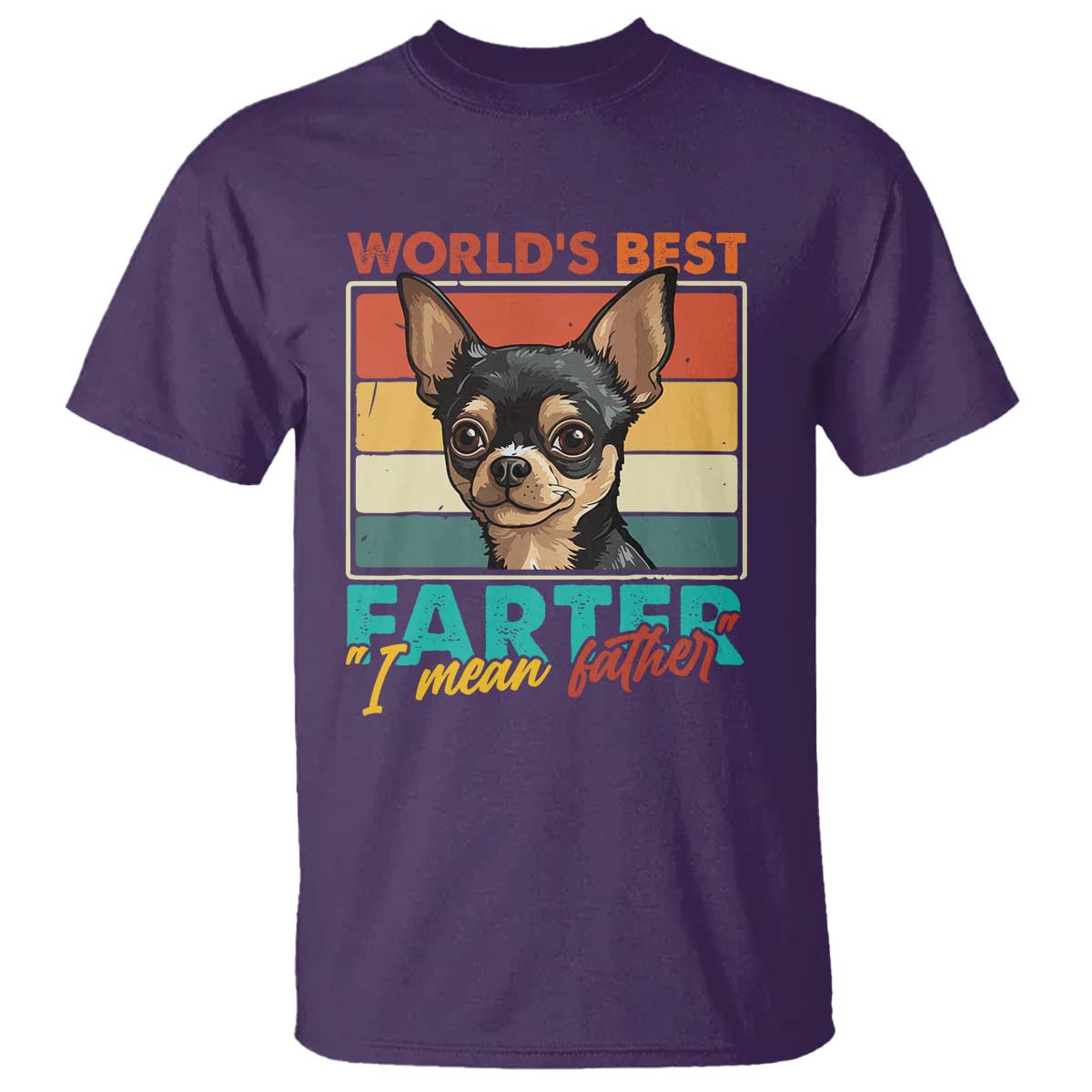 Funny World's Best Farter I Mean Father T Shirt Dog Dad