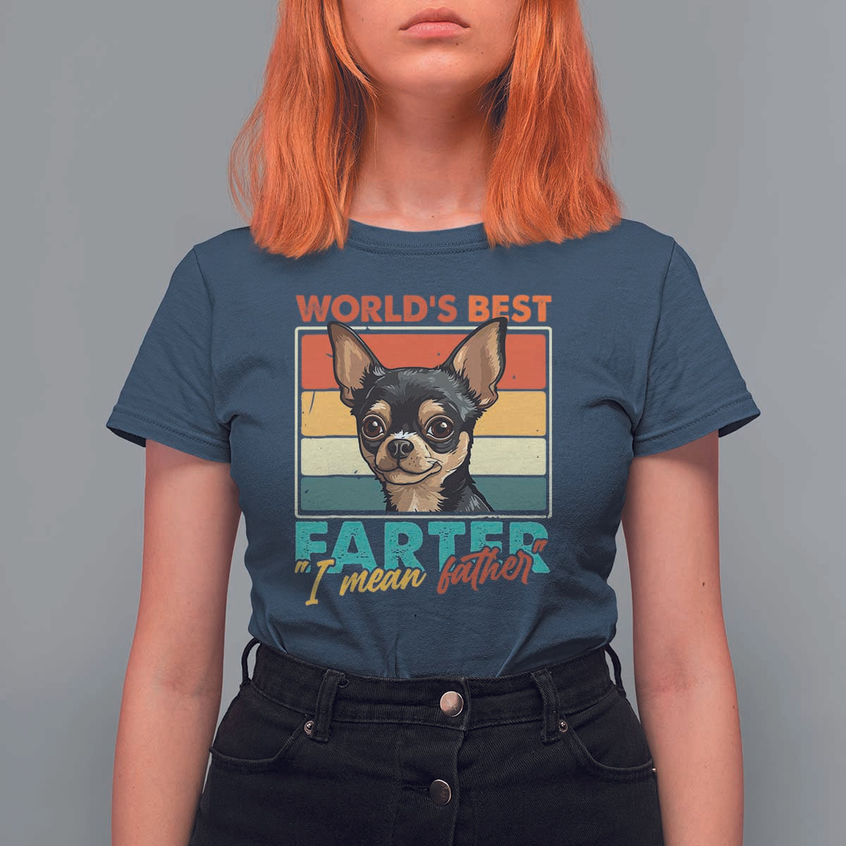 Funny World's Best Farter I Mean Father T Shirt For Women Dog Dad