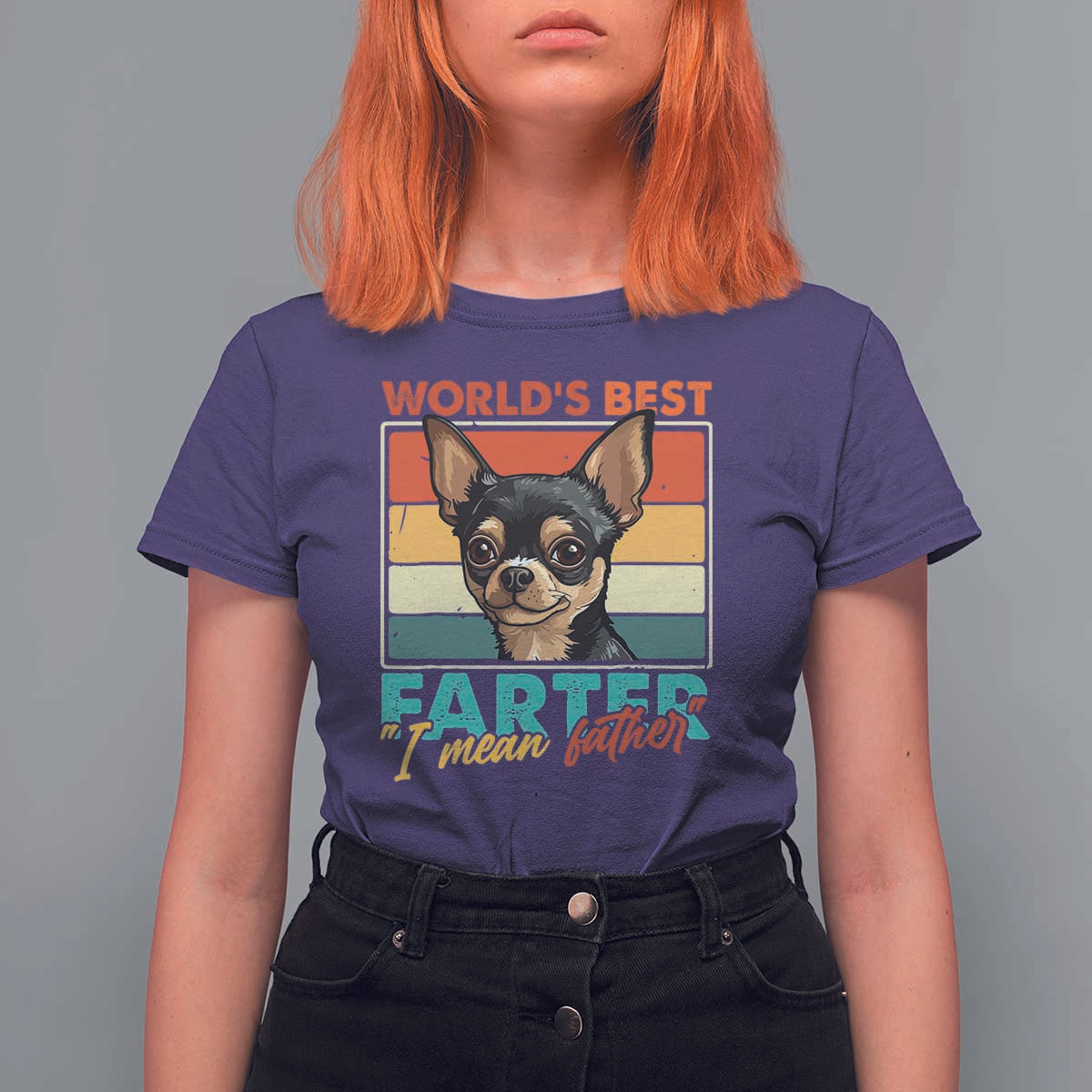 Funny World's Best Farter I Mean Father T Shirt For Women Dog Dad