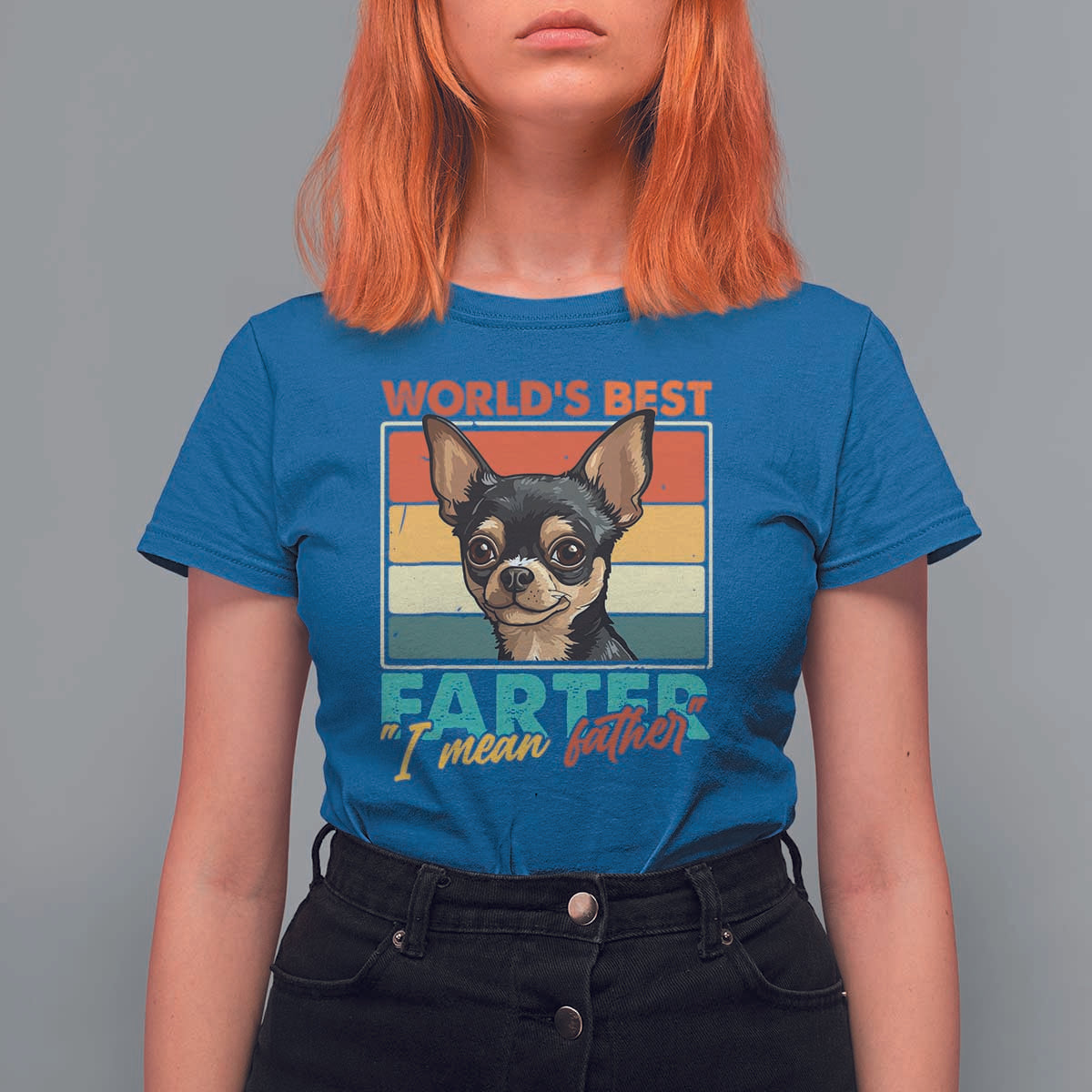 Funny World's Best Farter I Mean Father T Shirt For Women Dog Dad