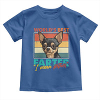 Funny World's Best Farter I Mean Father Toddler T Shirt Dog Dad