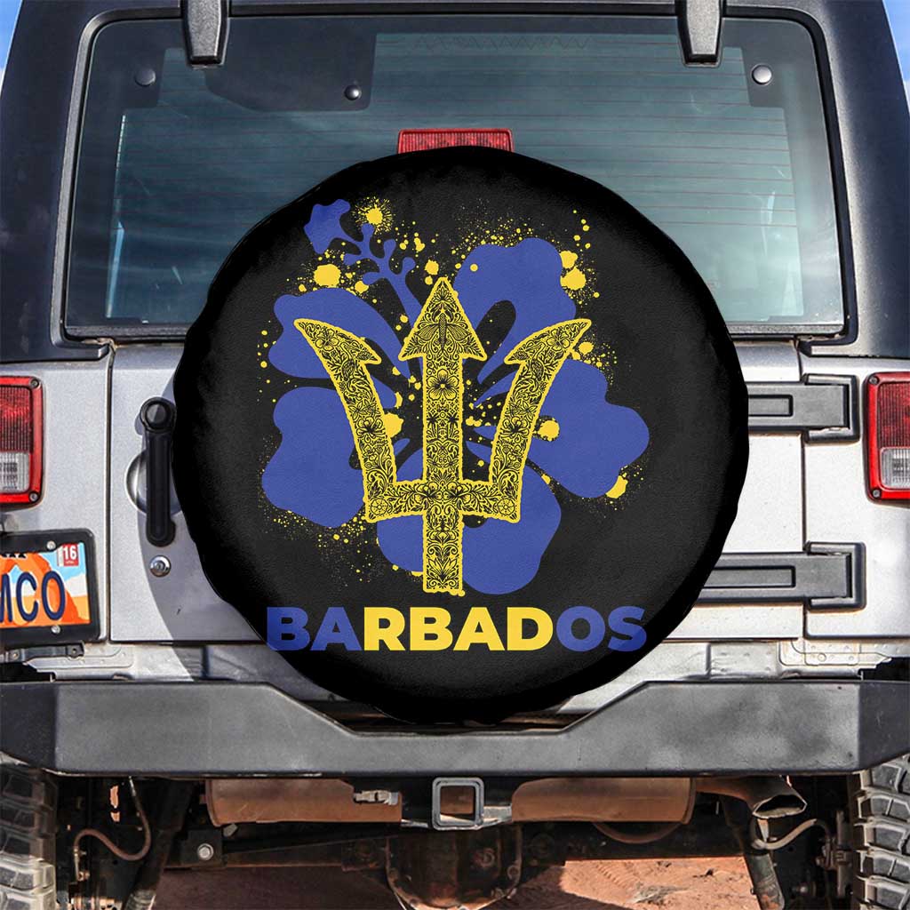 Proud Barbados Bajan Barbadian Flag Roots Spare Tire Cover