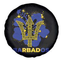 Proud Barbados Bajan Barbadian Flag Roots Spare Tire Cover