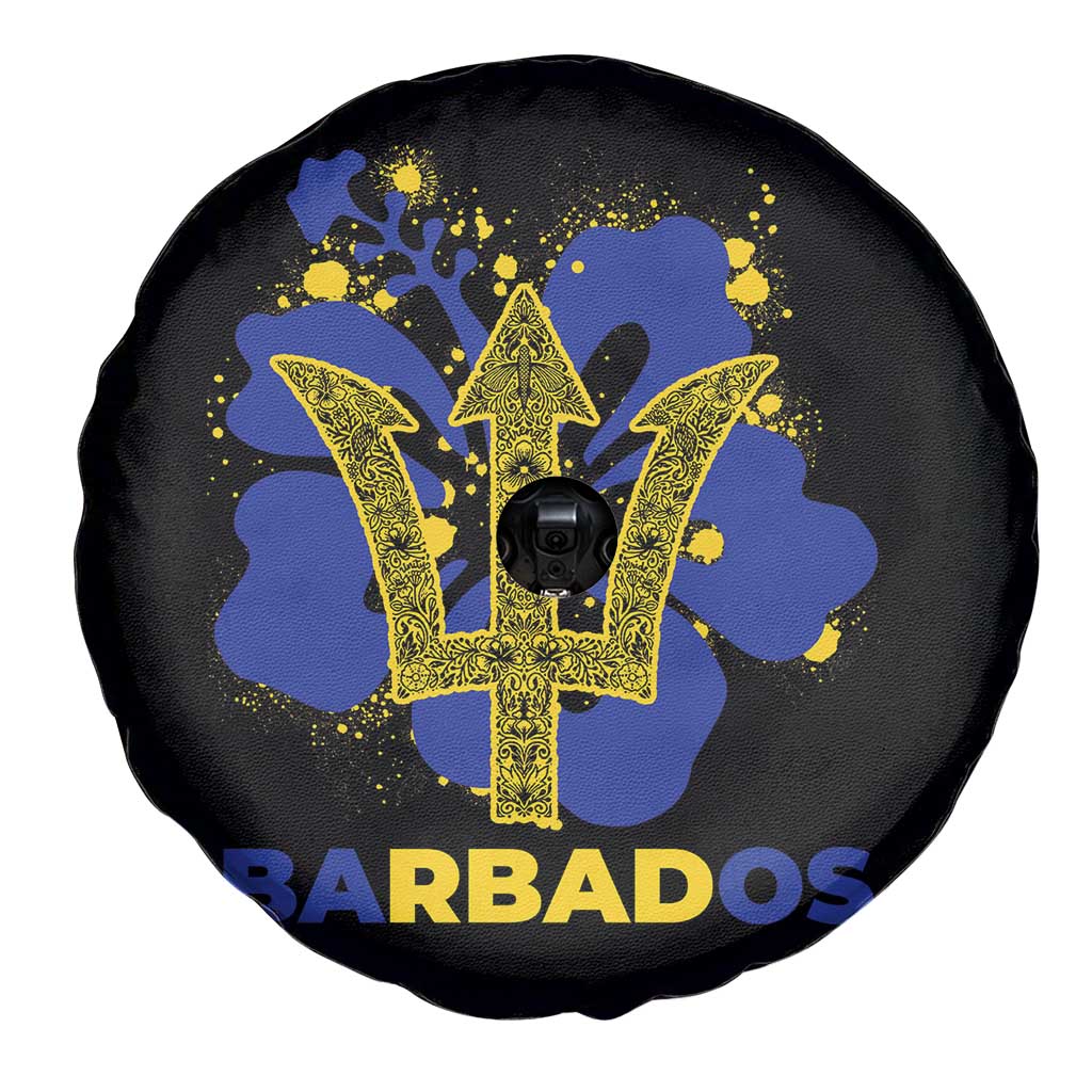 Proud Barbados Bajan Barbadian Flag Roots Spare Tire Cover