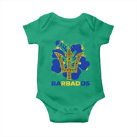 Proud Barbados Bajan Barbadian Flag Roots Baby Onesie