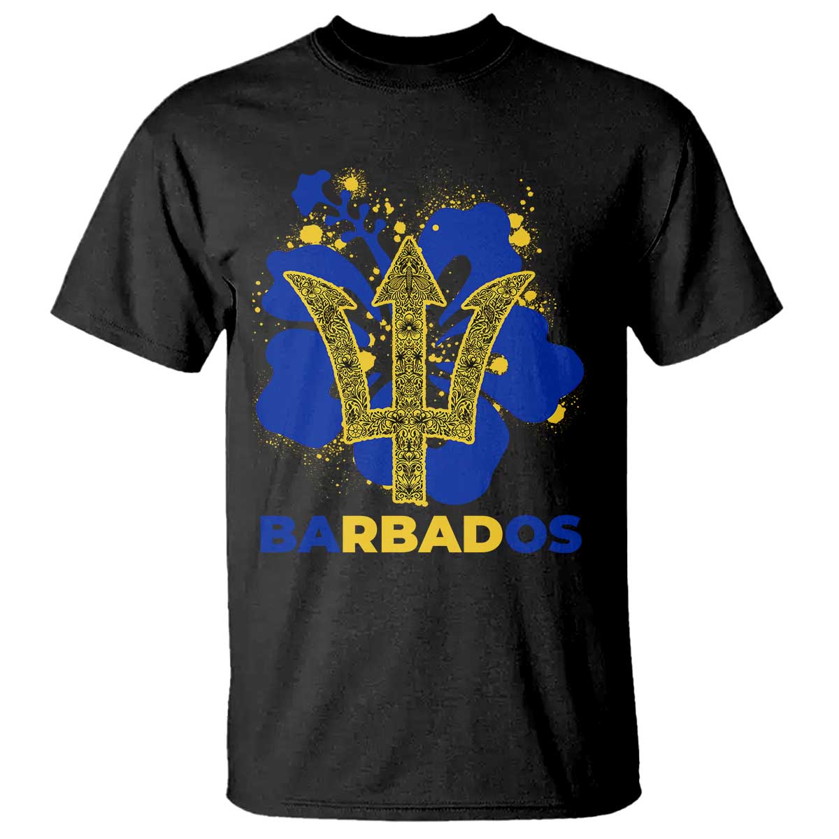 Proud Barbados Bajan Barbadian Flag Roots T Shirt
