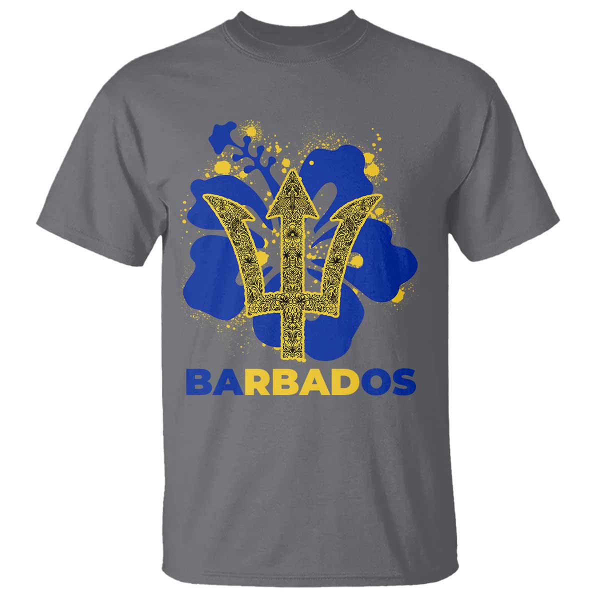 Proud Barbados Bajan Barbadian Flag Roots T Shirt