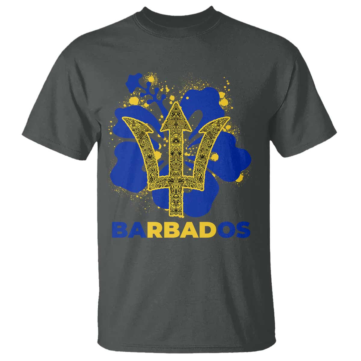 Proud Barbados Bajan Barbadian Flag Roots T Shirt