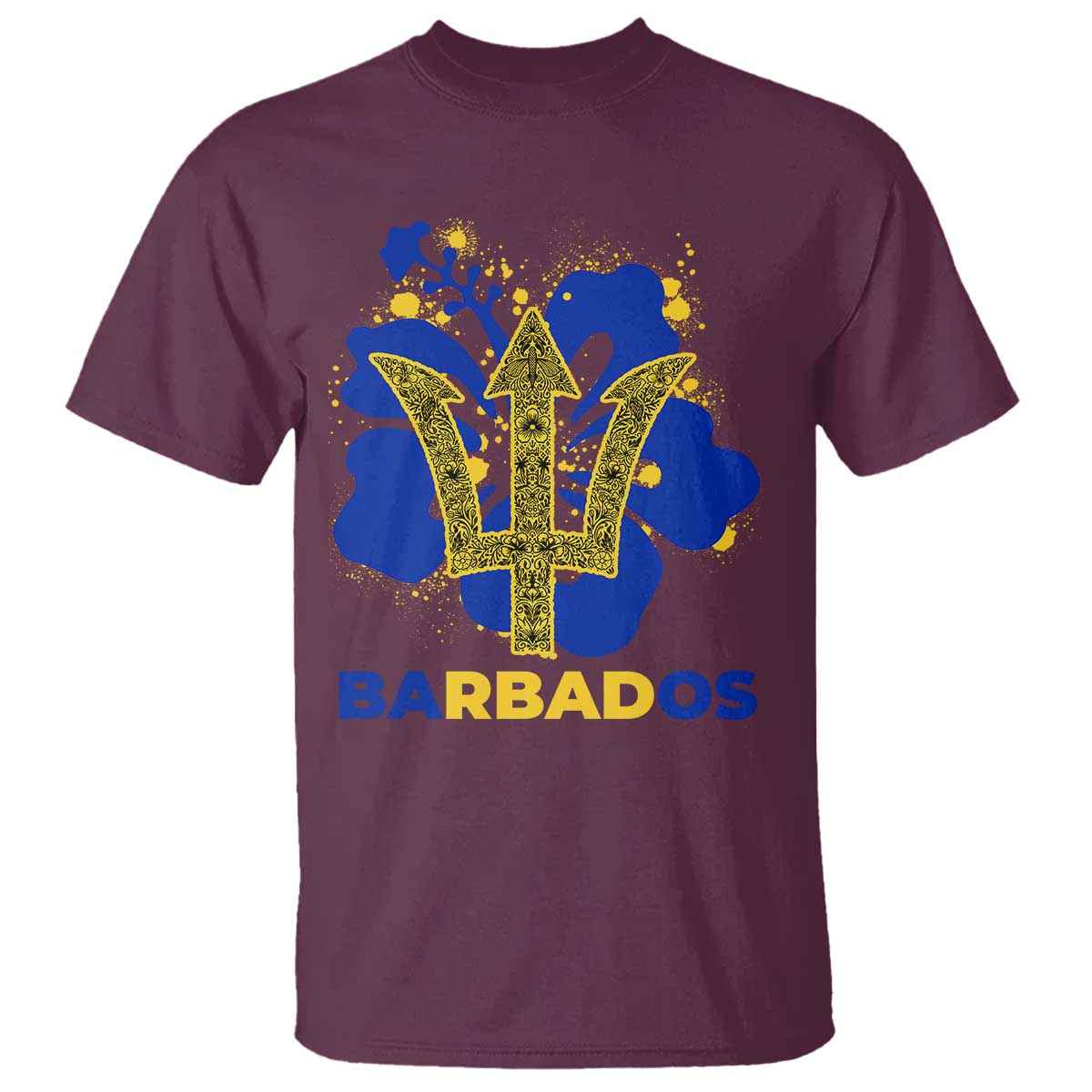 Proud Barbados Bajan Barbadian Flag Roots T Shirt