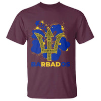 Proud Barbados Bajan Barbadian Flag Roots T Shirt