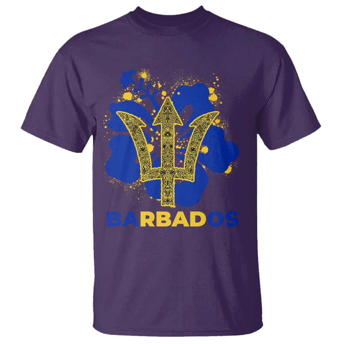 Proud Barbados Bajan Barbadian Flag Roots T Shirt