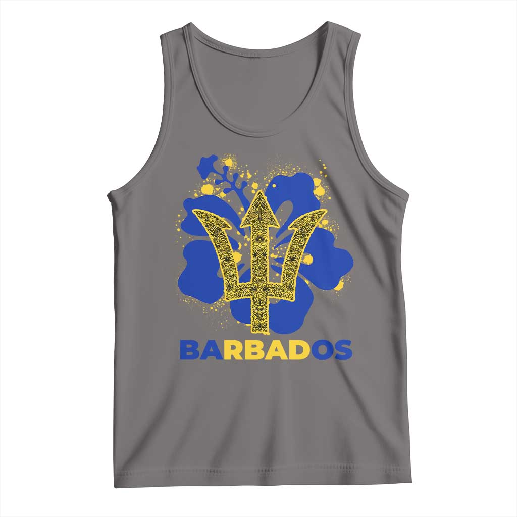 Proud Barbados Bajan Barbadian Flag Roots Tank Top