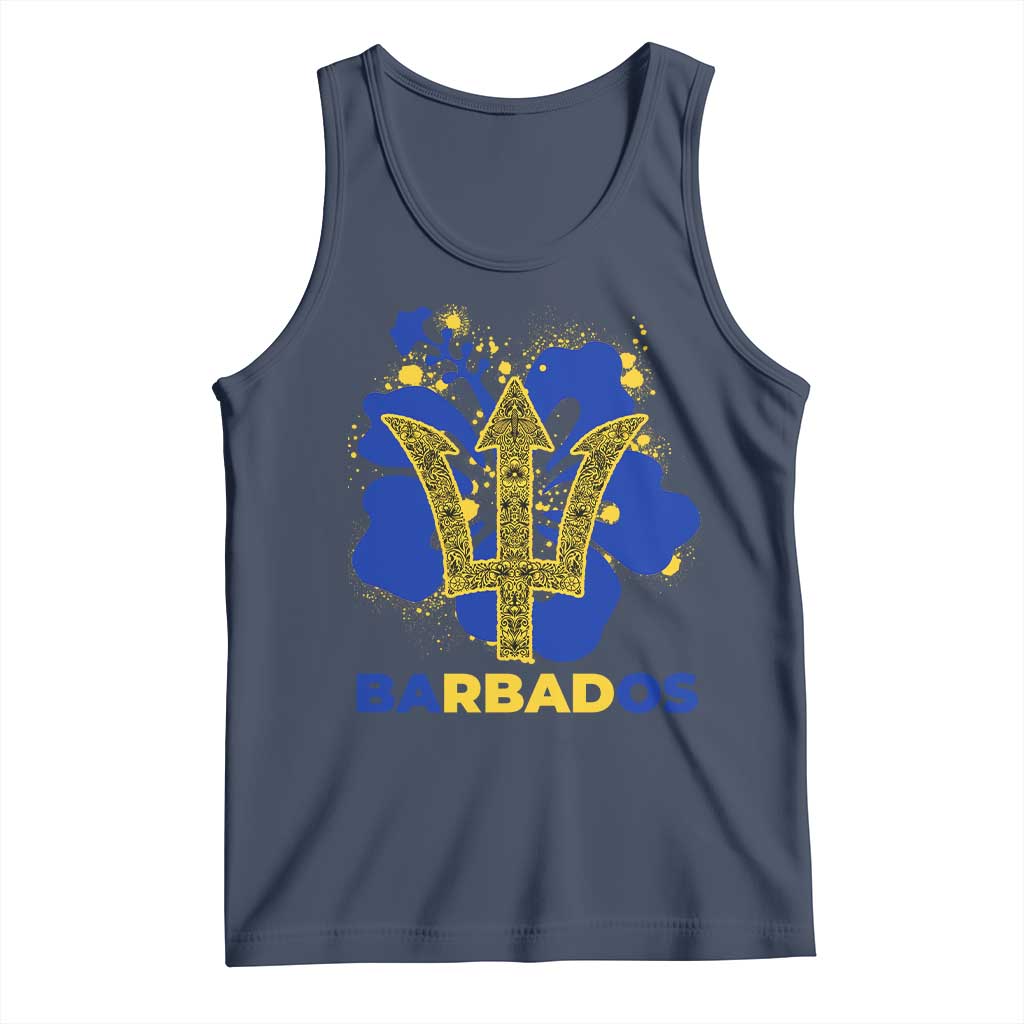 Proud Barbados Bajan Barbadian Flag Roots Tank Top