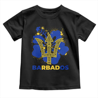 Proud Barbados Bajan Barbadian Flag Roots Toddler T Shirt