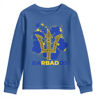 Proud Barbados Bajan Barbadian Flag Roots Youth Sweatshirt