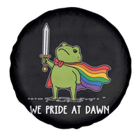 We Pride At Dawn Spare Tire Cover Funny LGBT Frog Rainbow Pride Month