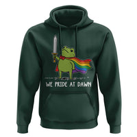 We Pride At Dawn Hoodie Funny LGBT Frog Rainbow Pride Month