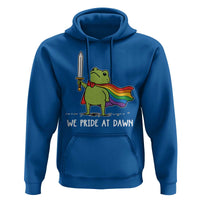 We Pride At Dawn Hoodie Funny LGBT Frog Rainbow Pride Month