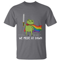 We Pride At Dawn T Shirt Funny LGBT Frog Rainbow Pride Month