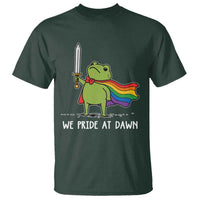 We Pride At Dawn T Shirt Funny LGBT Frog Rainbow Pride Month